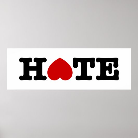 HATE POSTER (Voorkant)