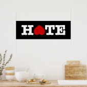 HATE POSTER (Keuken)