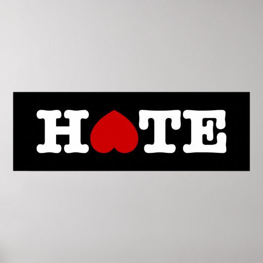 HATE POSTER (Voorkant)