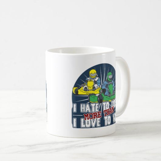 Hate to Lose Kart Koffiemok (Voorkant rechts)