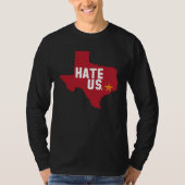 Hate Us Houston Baseball Proud T-shirt (Voorkant)