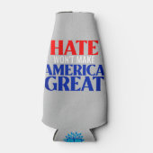 Hate Won maakt Amerika niet geweldig Flesjeskoeler (Voorkant)