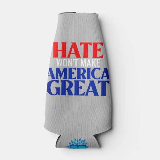 Hate Won maakt Amerika niet geweldig Flesjeskoeler (Voorkant)