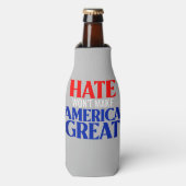 Hate Won maakt Amerika niet geweldig Flesjeskoeler (Fles Voorkant)