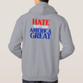 Hate Won maakt Amerika niet geweldig Hoodie (Achterkant)