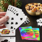 Hate Won maakt Amerika niet geweldig Pokerkaarten (Insitu)