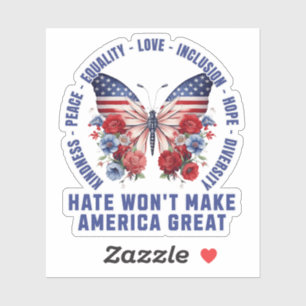 Hate Won maakt Amerika niet geweldig Sticker