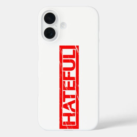 Hateful Stamp Case-Mate iPhone Case (Achterkant)