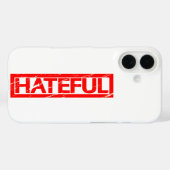 Hateful Stamp Case-Mate iPhone Case (Achterkant (horizontaal))