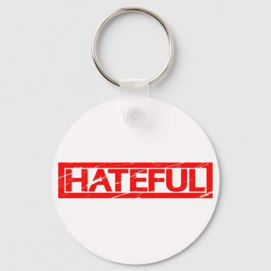 Hateful Stamp Sleutelhanger (Voorkant)