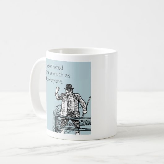 Haten iedereen koffiemok (Voorkant links)