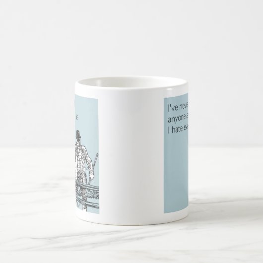 Haten iedereen koffiemok (Center)