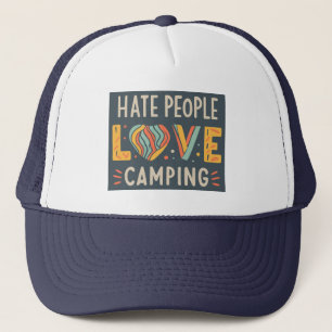 Haten Mensen Liefhebben Kamperen Trucker Pet