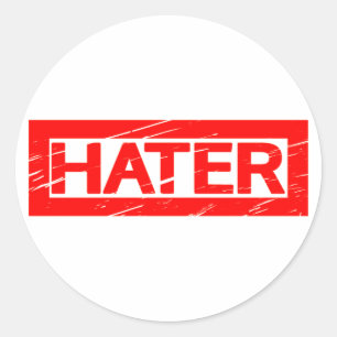 Hater Stamp Ronde Sticker
