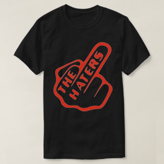 Haters Finger Red/Black Streetwear T-shirt