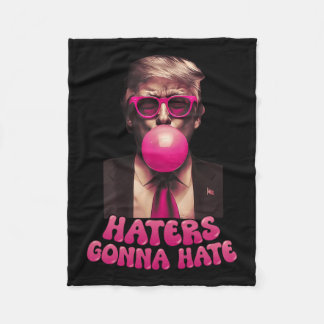 Haters gaan een hekel hebben aan grappige Trump Bu Fleece Deken