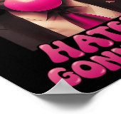 Haters gaan een hekel hebben aan grappige Trump Bu Poster (Hoek)