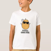 Haters gaan haten aardappelen gaan aardappelen ete t-shirt (Voorkant)