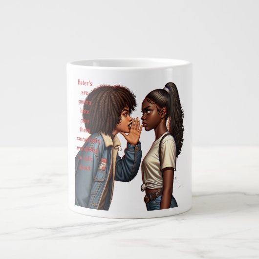 Haters gaan haten grote koffiekop (Voorkant)