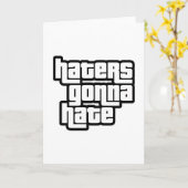 Haters gaan haten kaart (Gele Bloem)
