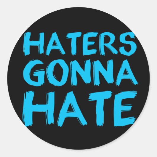 Haters gaan Stickers haten (Voorkant)