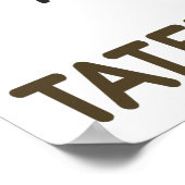 Haters Gonna Hate en Taters Gonna Tate Poster (Hoek)