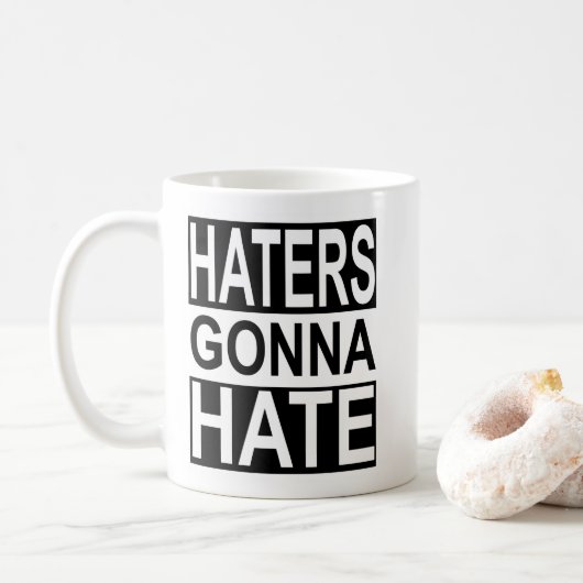 Haters Gonna Hate Koffiemok (Met donut)