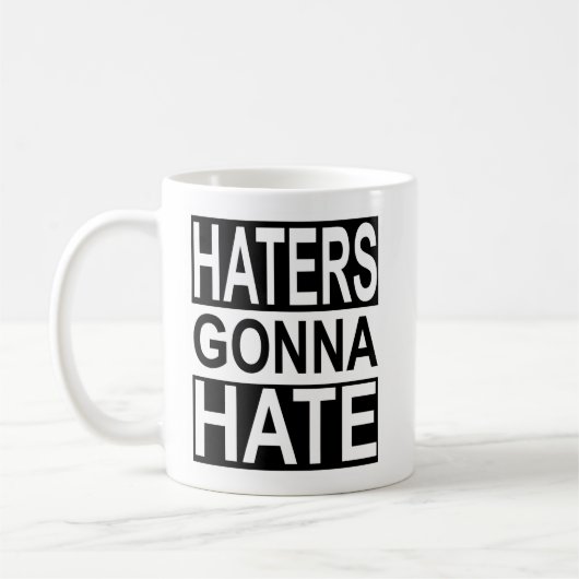 Haters Gonna Hate Koffiemok (Links)