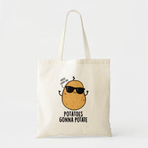 Haters Gonna Hate Potates Gonna Potate Cute Food Tote Bag