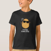 Haters Gonna Hate Potates Gonna Potate Dark BG T-shirt (Voorkant)
