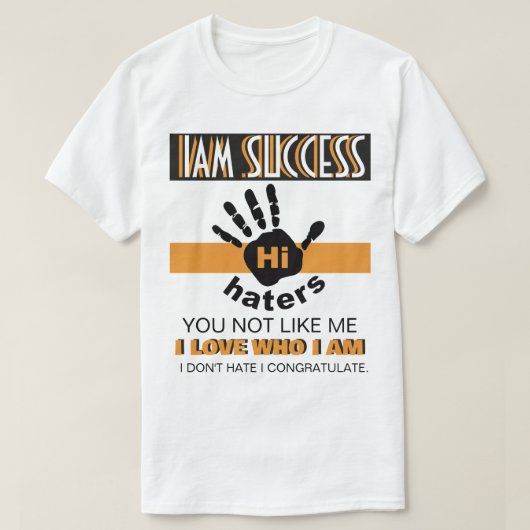 HATERS GROETEN T-SHIRT (Design voorkant)