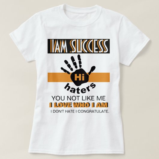 HATERS HOERA T-SHIRT (Design voorkant)