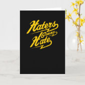 Haters Kaart (Gele Bloem)