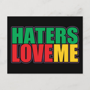 Haters Love Me Briefkaart