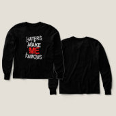 HATERS MAKEN ME BEROEMD (Voorkant /achterkant)
