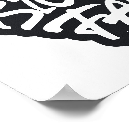 Haters zijn de grootste fans poster (Hoek)