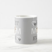 Hates Pink Modern Ma Alternative Moederdag Grey Koffiemok (Center)