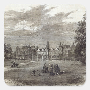 Hatfield House Vierkante Sticker