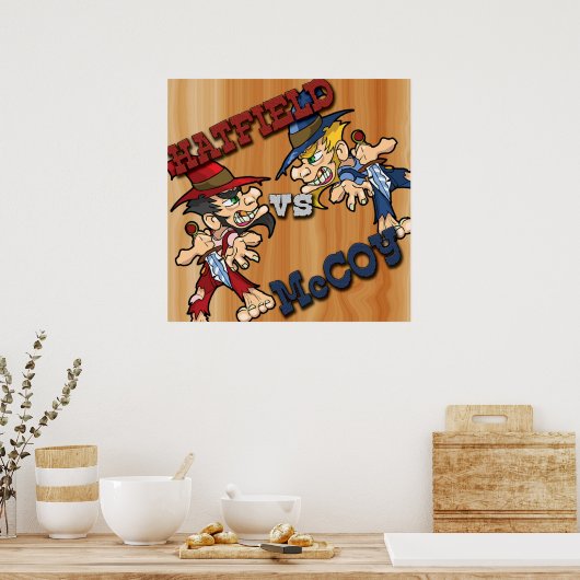 Hatfield versus McCoy Poster (Keuken)