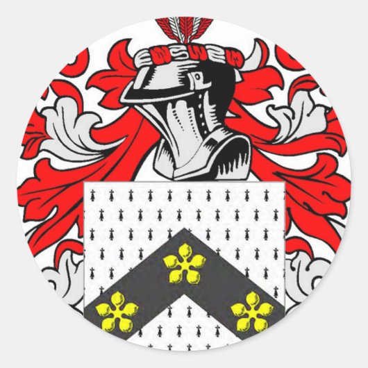 Hatfield Wapen van Hatfield Ronde Sticker (Voorkant)