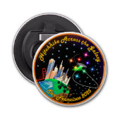 HATG-flesopener (magnetisch) Button Flesopener (Voorkant)