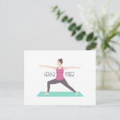 Hatha Yoga Briefkaart (Staand voorkant)
