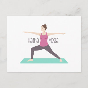 Hatha Yoga Briefkaart