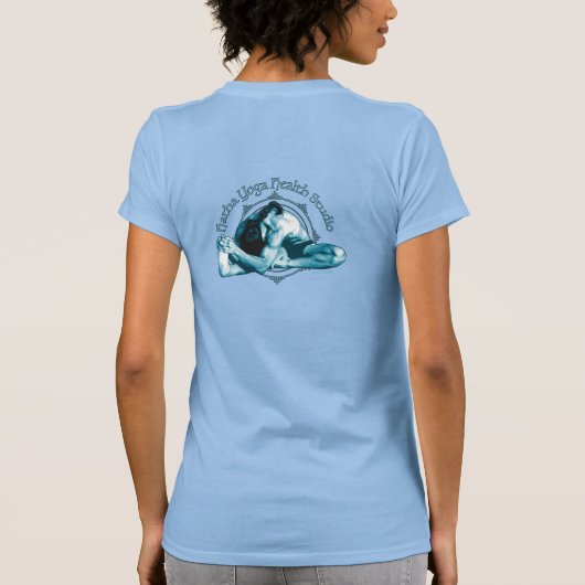 Hatha Yoga Gezondheidsstudio T-shirt (Achterkant)