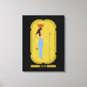 Hathor Egyptian Ancient Goddess Canvas print (Voorkant)