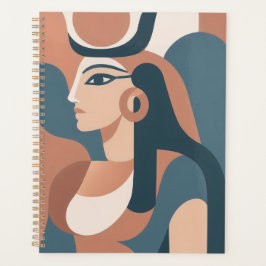 Hathor Egyptische Godin Abstracte Art Planner