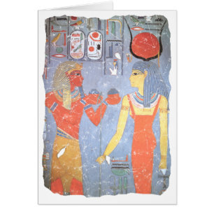 Hathor en Horemheb