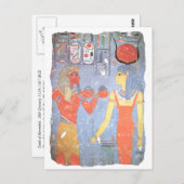Hathor en Horemheb Briefkaart (Voorkant / Achterkant)