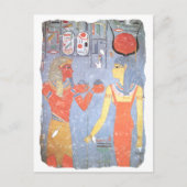 Hathor en Horemheb Briefkaart (Voorkant)