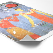 Hathor en Horemheb Poster (Hoek)